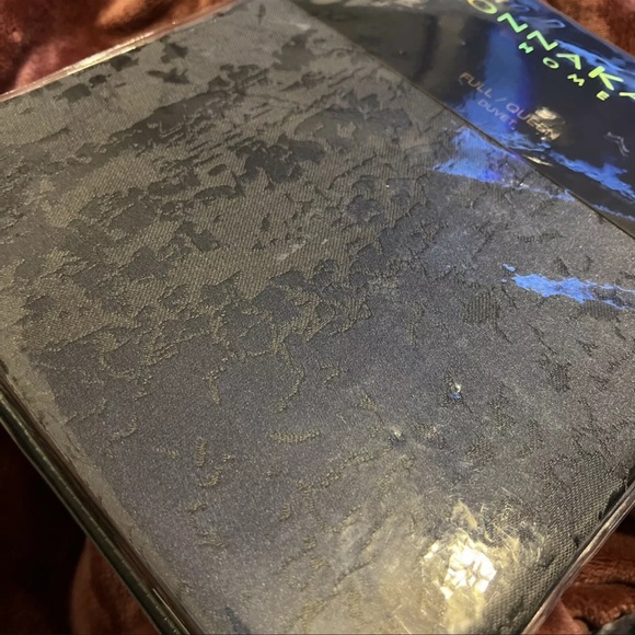 Donna Karan Home Moonscape Textured Jacquard Charcoal Full / Queen Duvet NEW - Picture 4 of 5